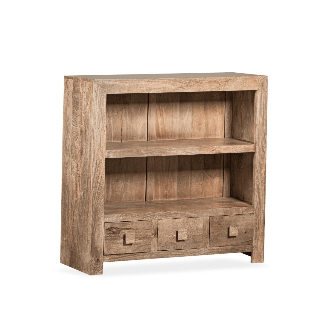 Dakota Low Bookcase, 110cm