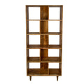 Scandi Mango Wood Bookcase, 80cm