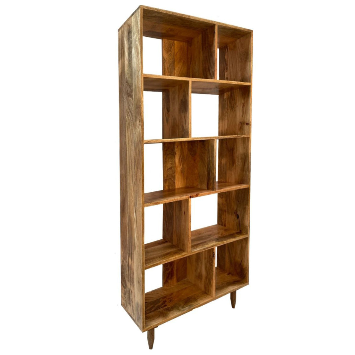 Scandi Mango Wood Bookcase, 80cm