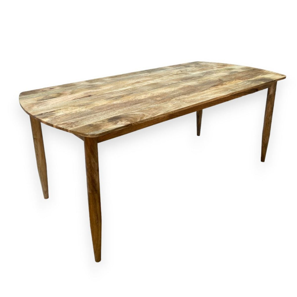 Scandi Mango Wood Dining Table & 6 Scandi Mango Dining Chairs