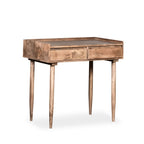 Scandi Mango Wood 2 Drawer Console Table, 90cm