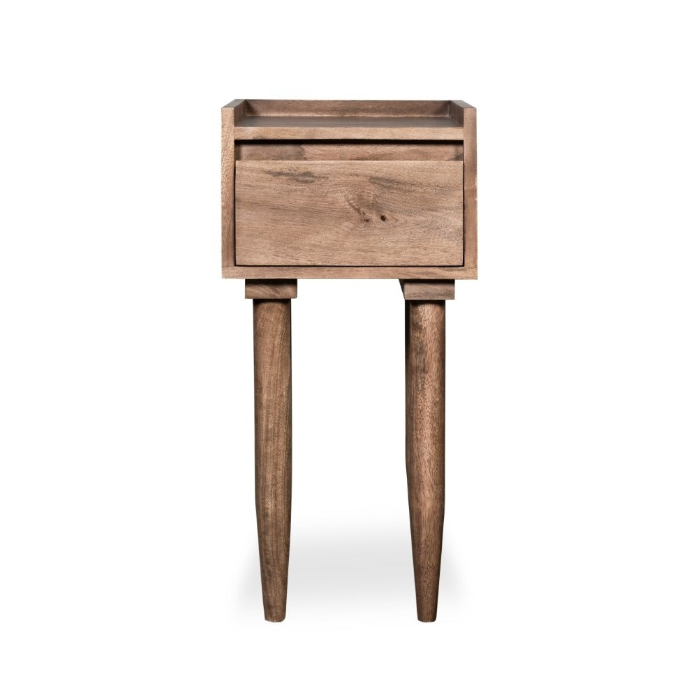 Scandi Mango Wood Lamp Table