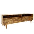 Scandi Mango Wood TV Unit, 160cm