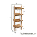 Scandi Mango Wood Ladder Wall Unit, 50cm