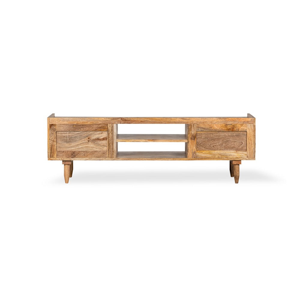 Scandi Mango Wood TV Unit, 145cm