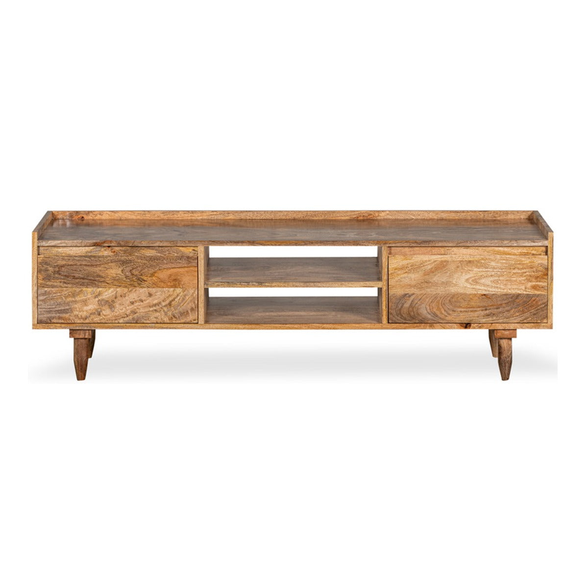 Scandi Mango Wood TV Unit, 145cm