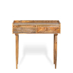 Scandi Mango Wood 2 Drawer Console Table, 90cm