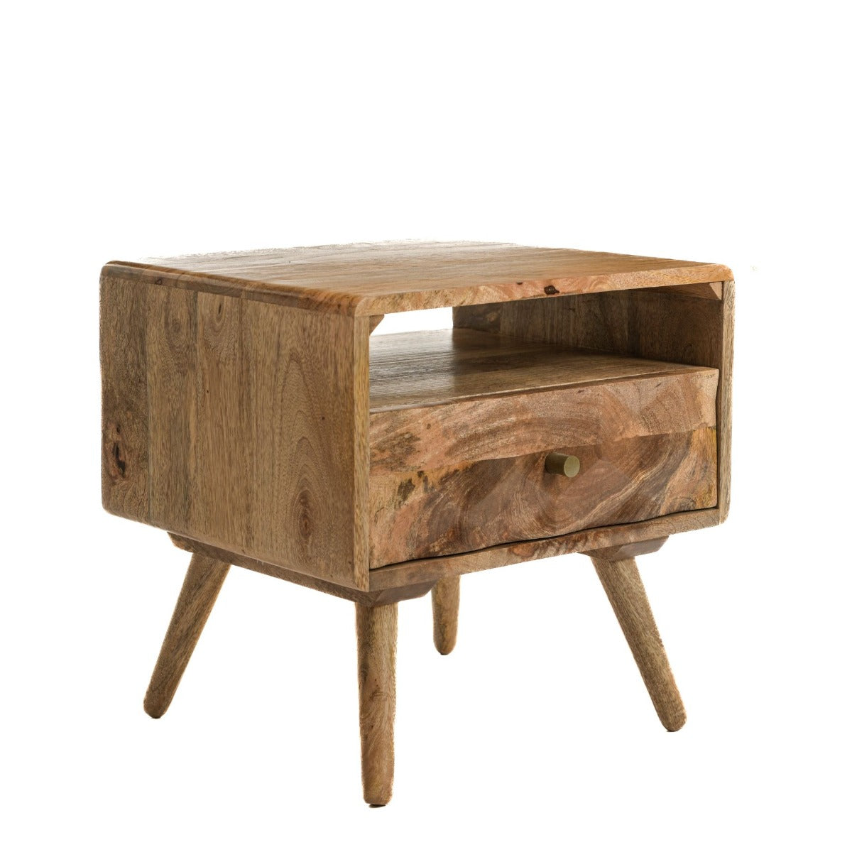 Geo Mango Side Table