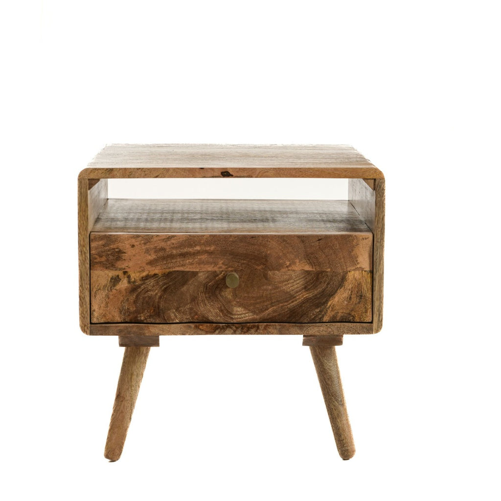 Geo Mango Side Table