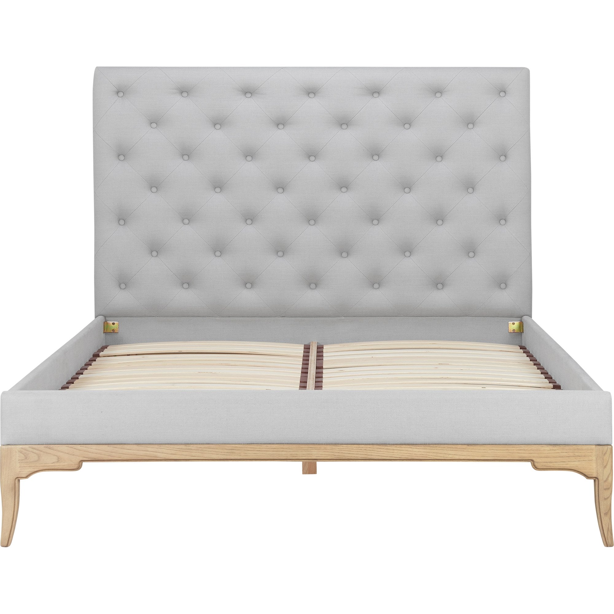 Toulon Low End Double Bed - Oak