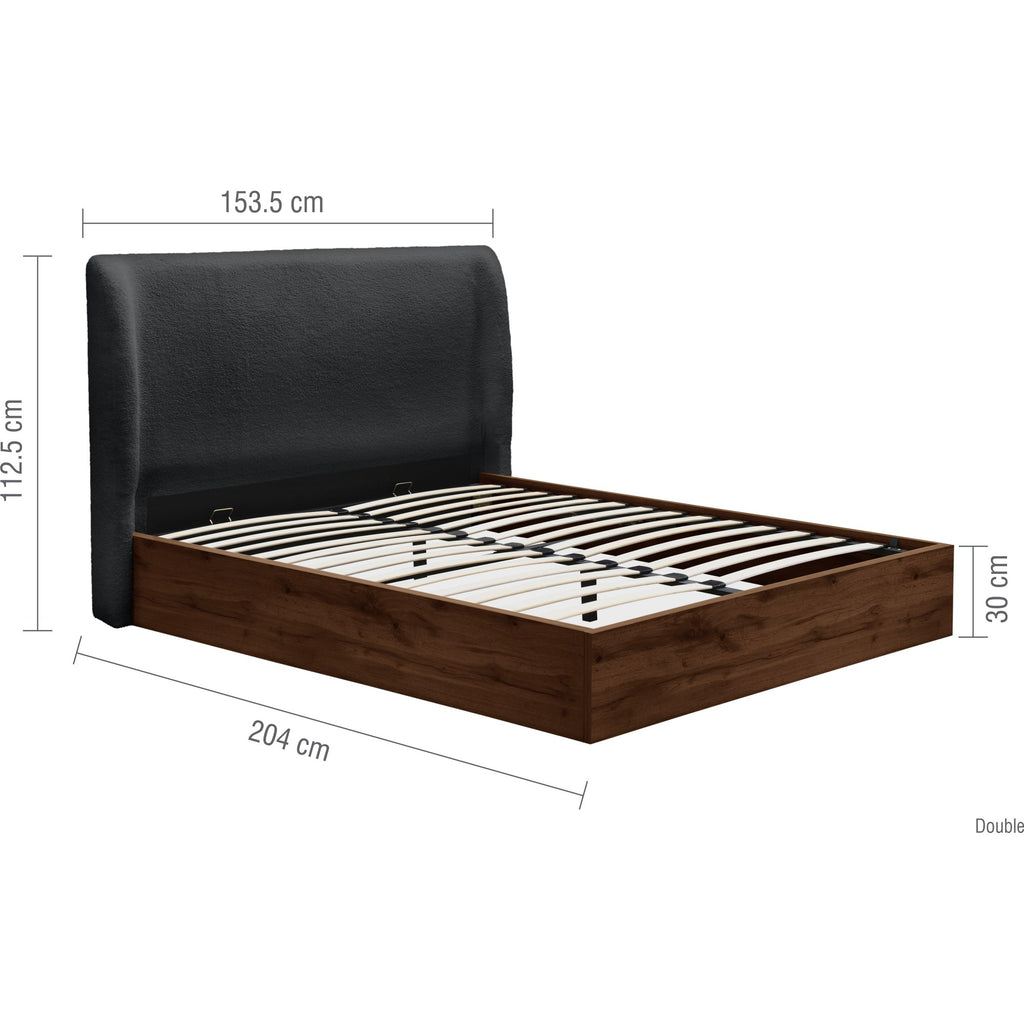 Halfden Double Ottoman Bed