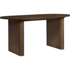 Axel Oval Fluted Dining Table