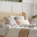 Astrid King Rattan Bed