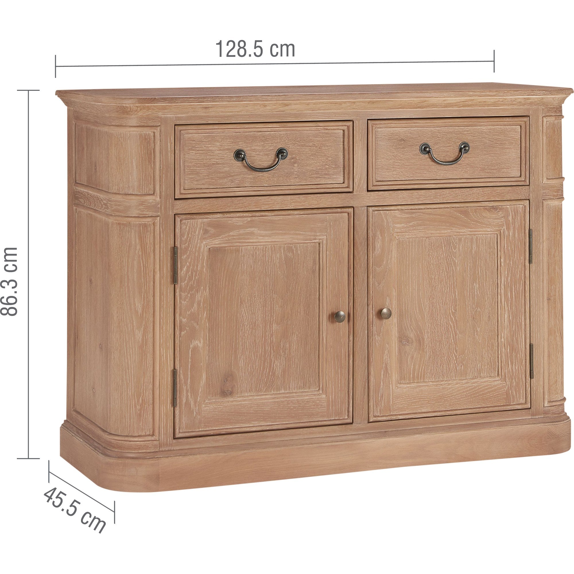 Cannes 2 Drawer Sideboard