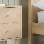 Herringford 2 Drawer Bedside