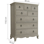 Camille 8 Drawer Chest