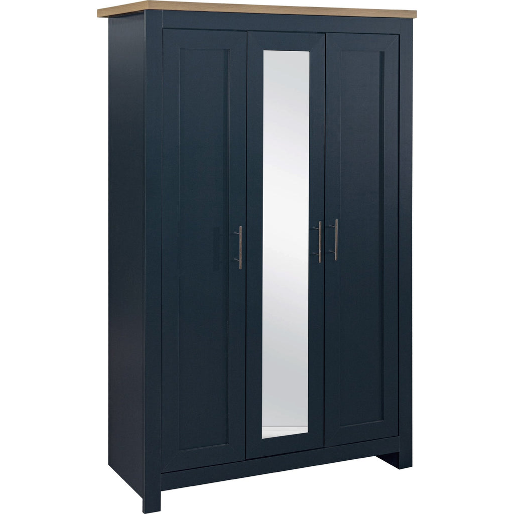 Highgate 3 Door Wardrobe With Mirror