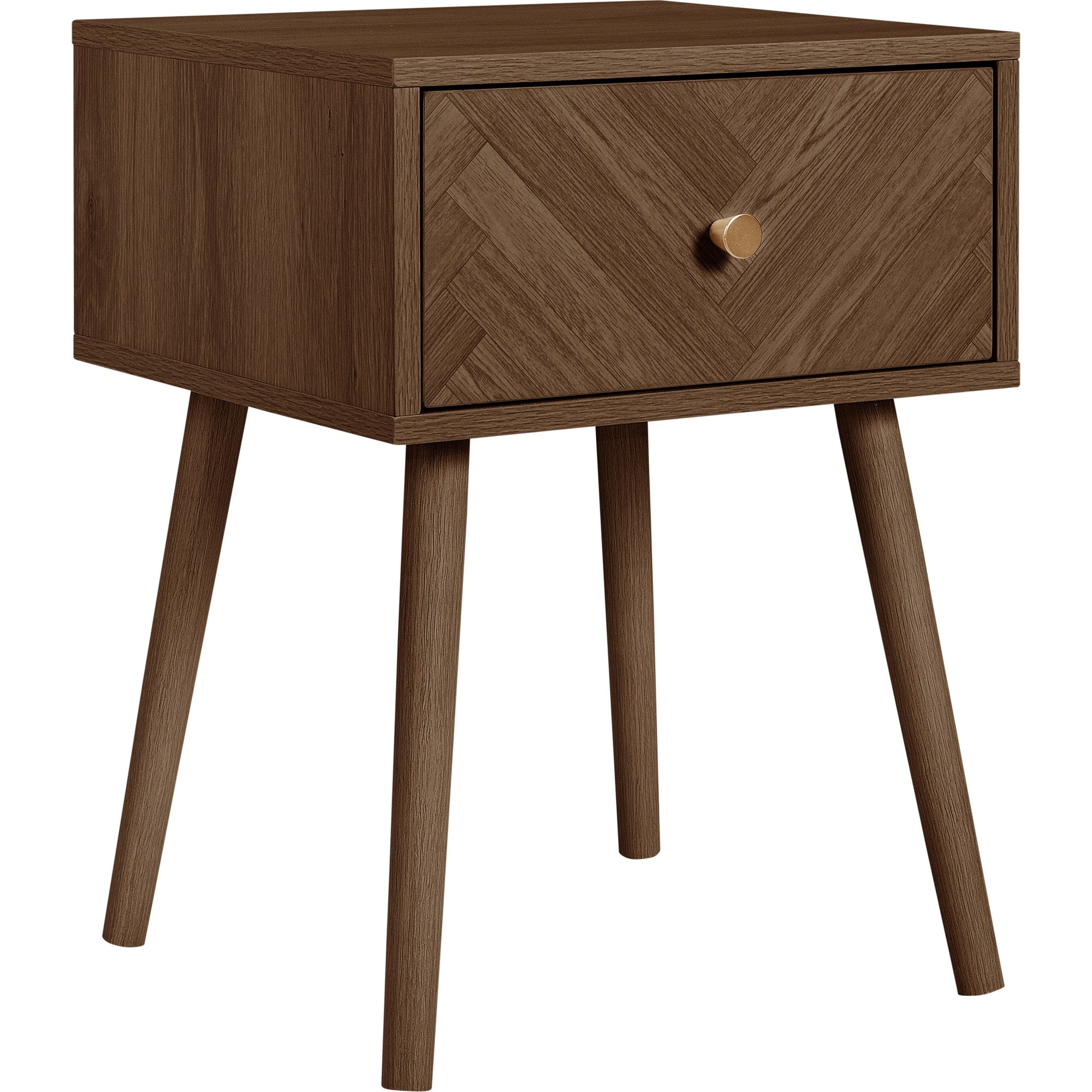 Herringford 1 Drawer Bedside