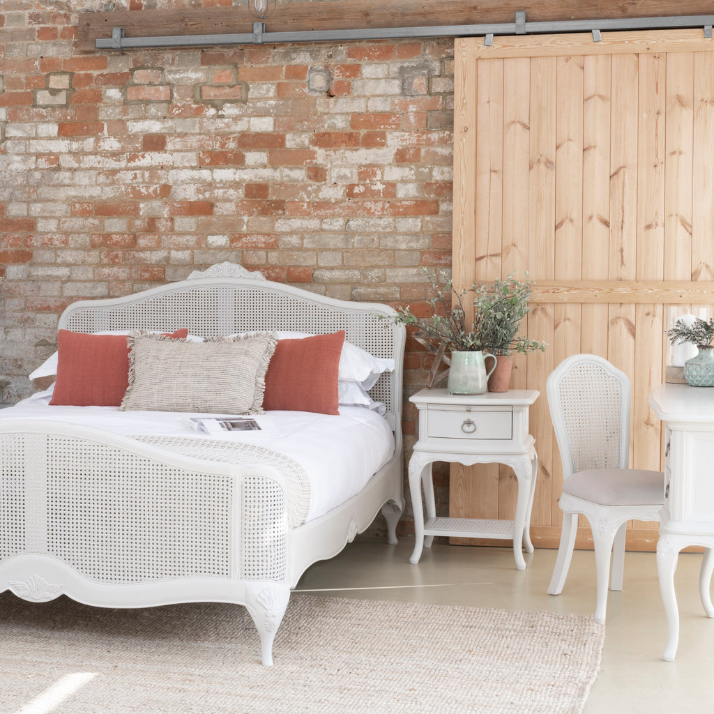 Etienne Rattan Double Bed