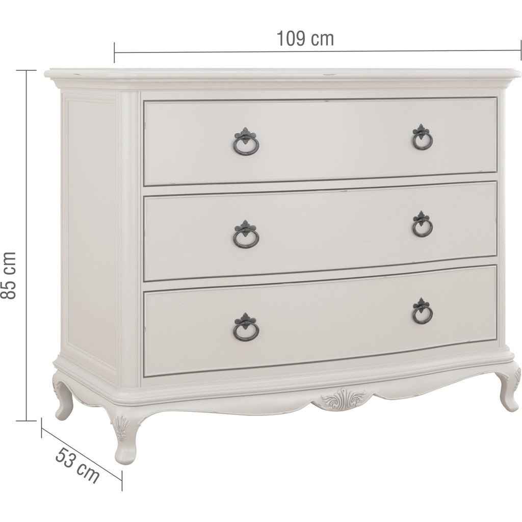 Etienne 3 Drawer Low Chest