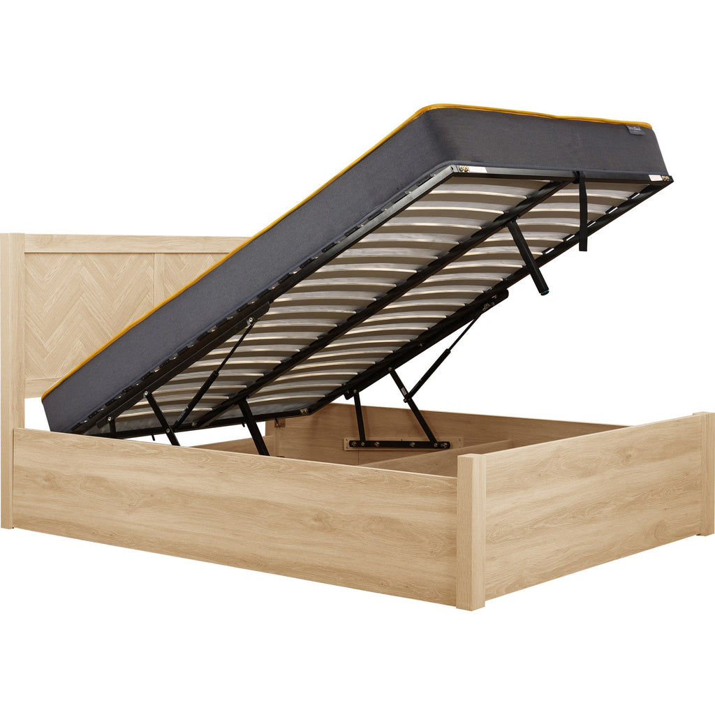 Herringford Double Ottoman Bed