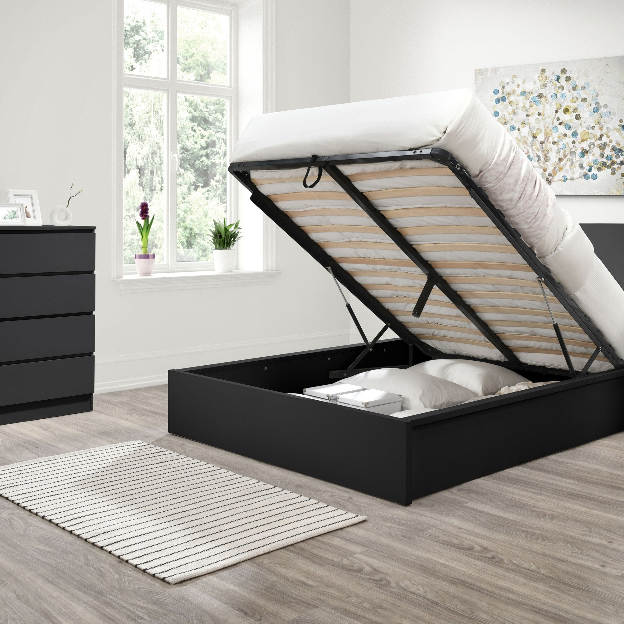 Oslo 3 Drawer Bedside