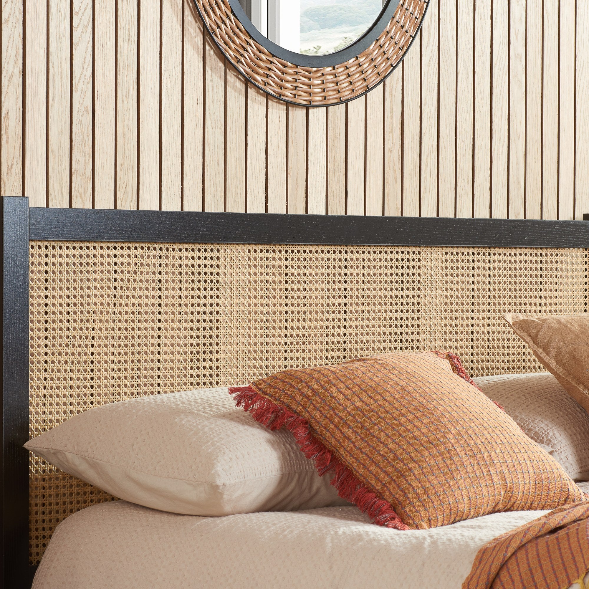 Croxley King Rattan Bed