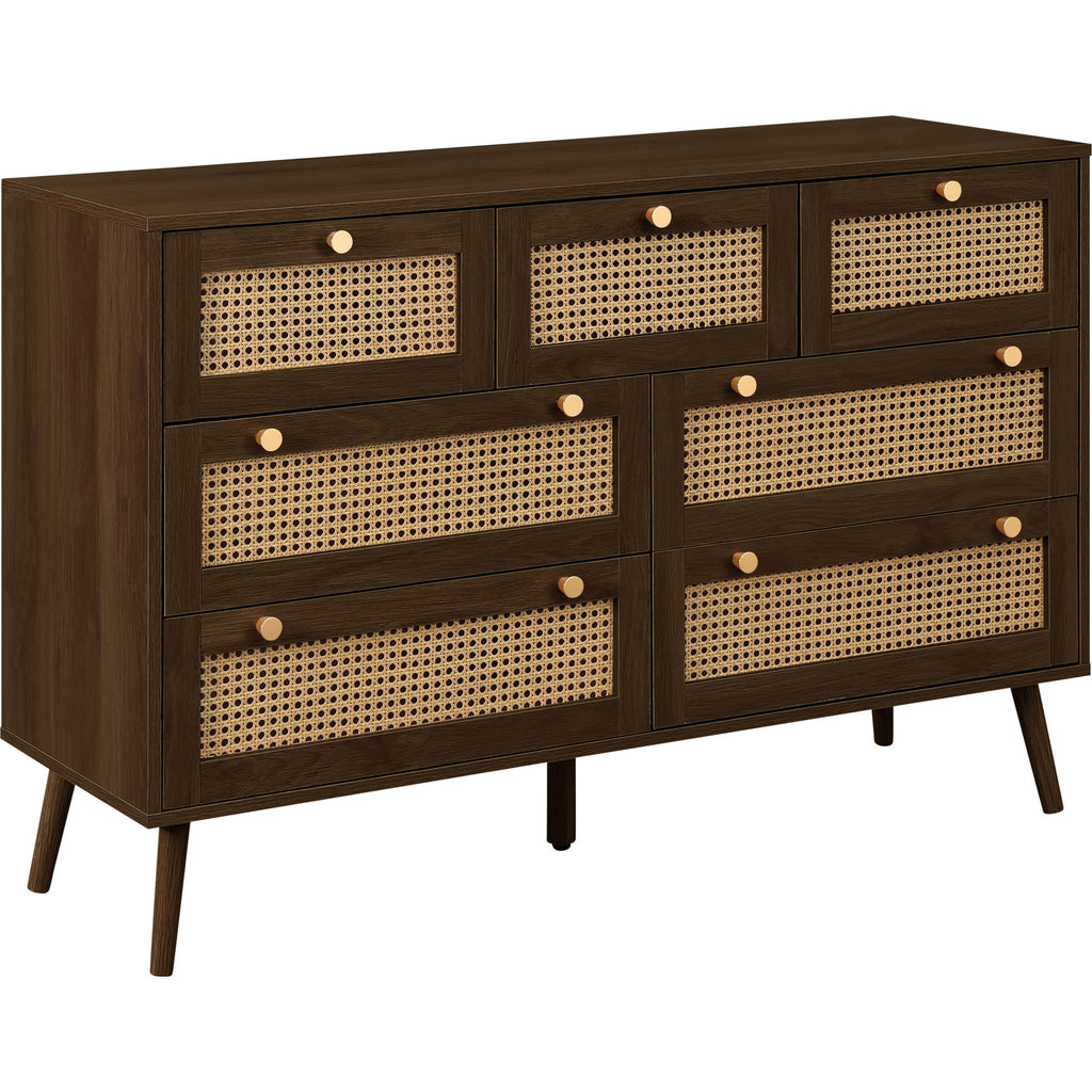 Croxley 7 Drawer Rattan Chest