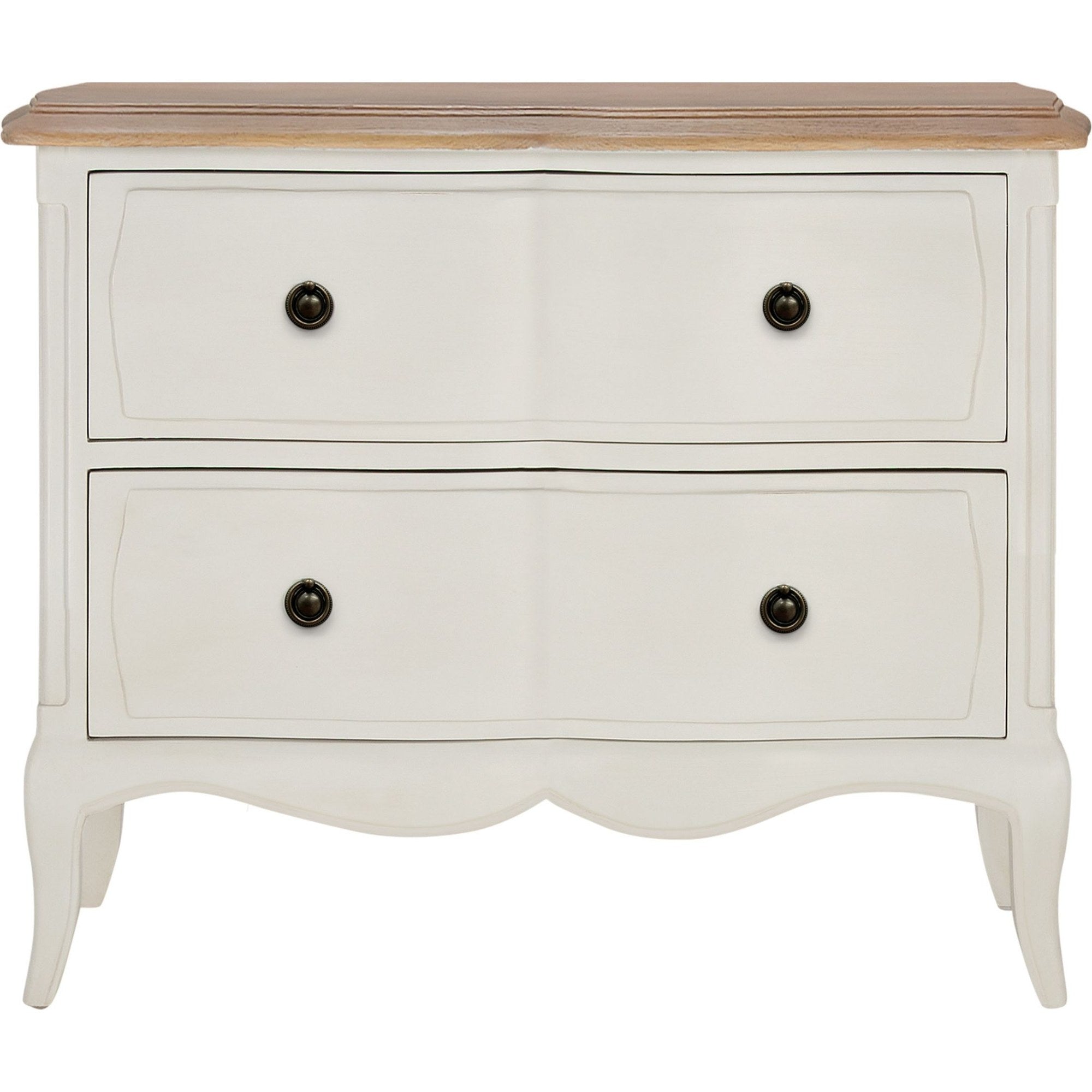 Amelie 2 Drawer Wide Bedside