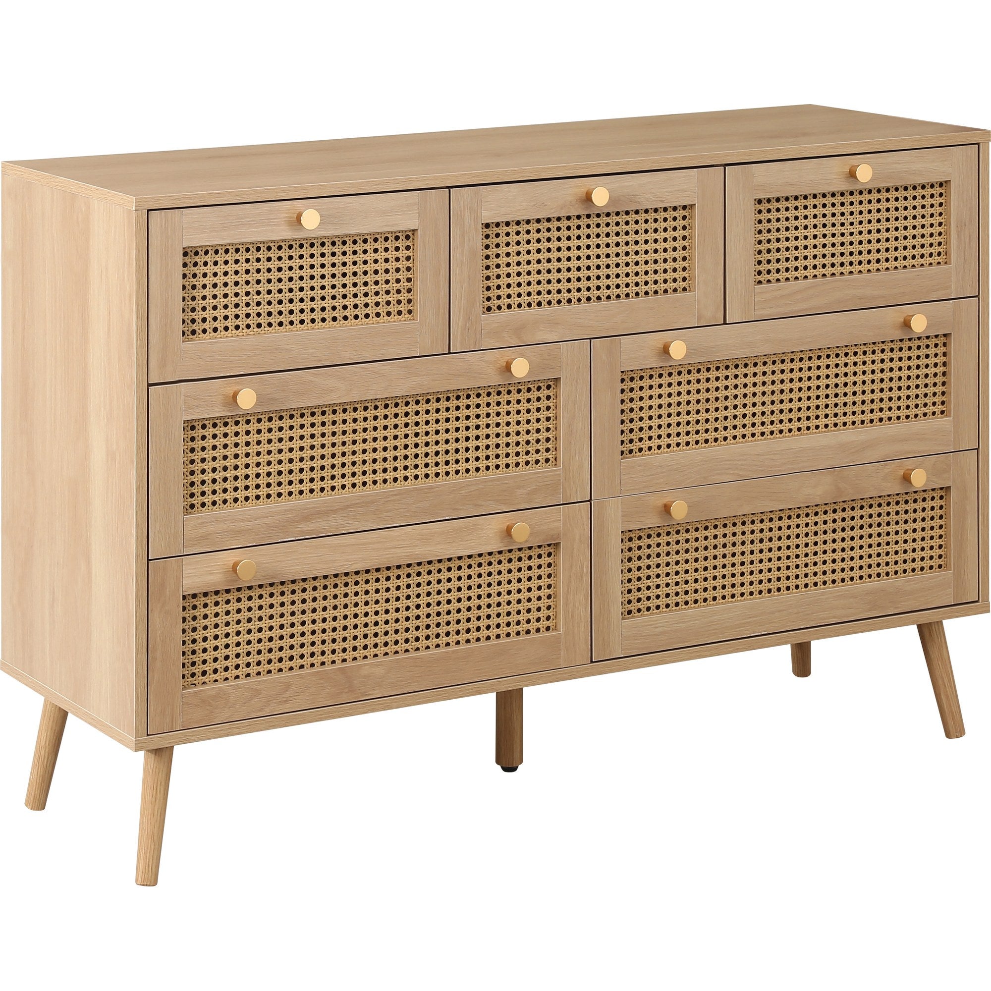Croxley 7 Drawer Rattan Chest