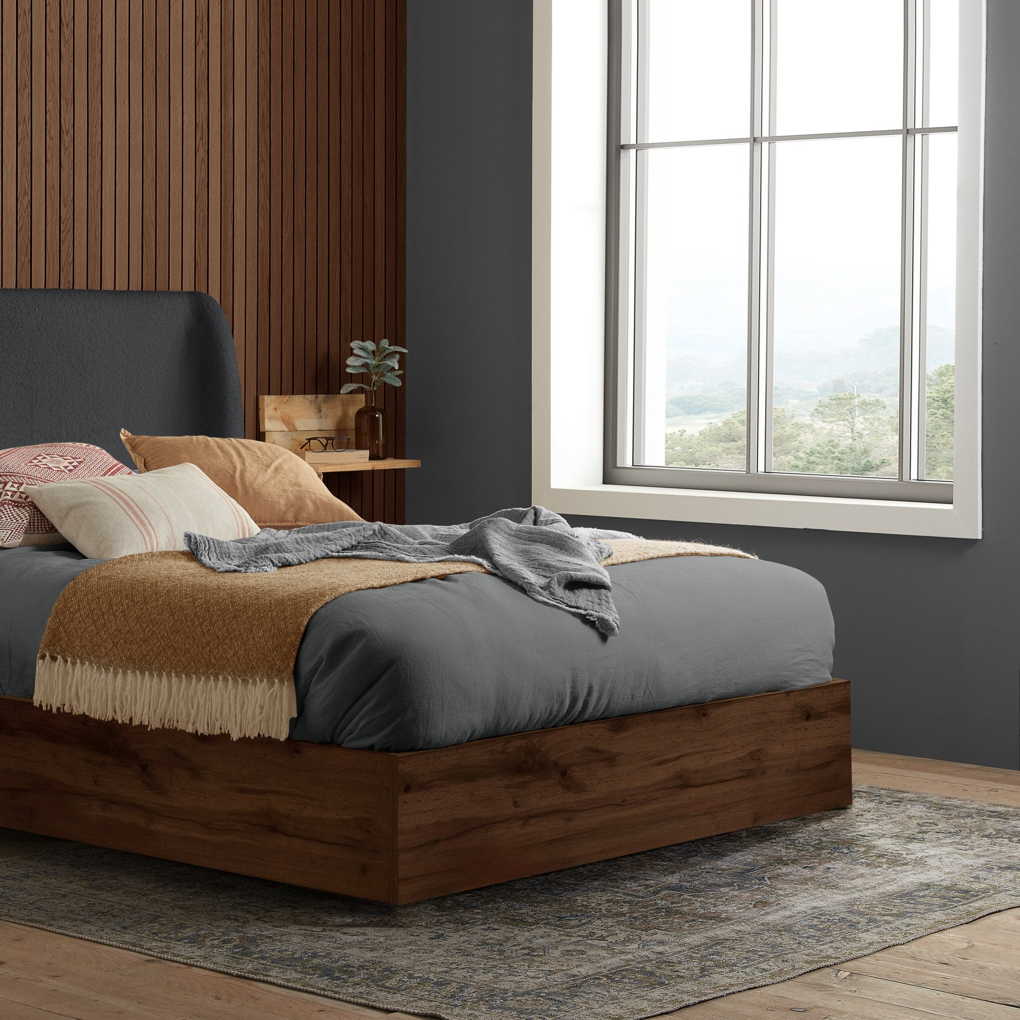Halfden Double Ottoman Bed