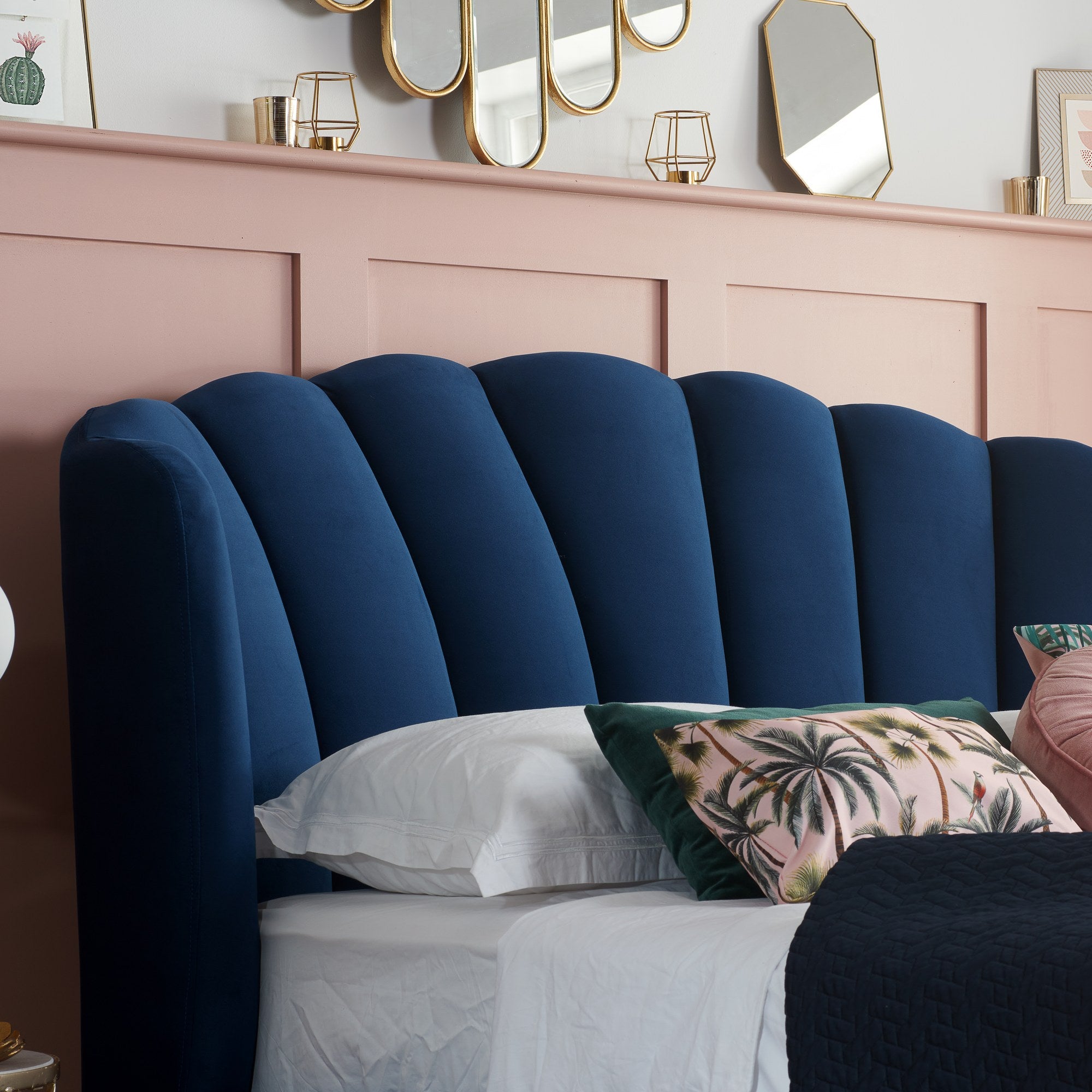 Lottie Double Ottoman Bed
