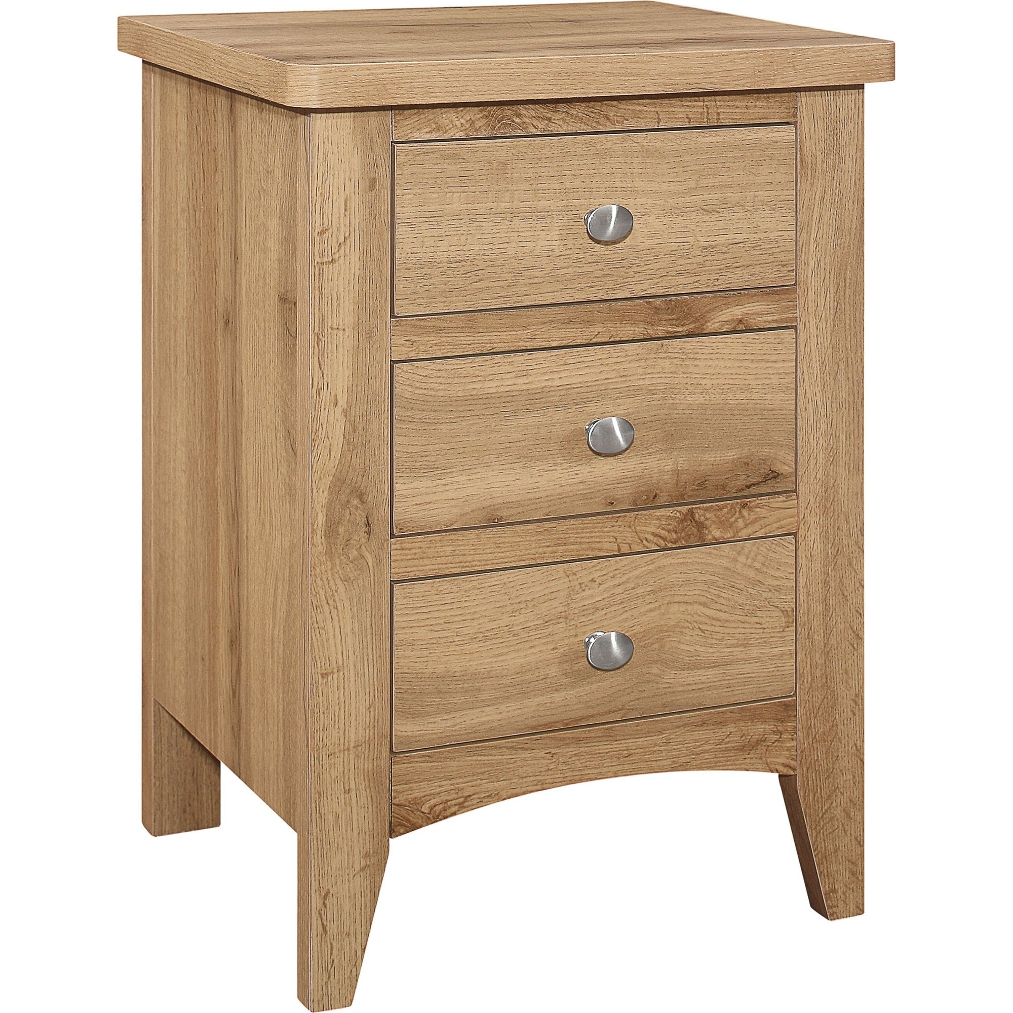 Hampstead 3 Drawer Bedside