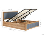 Belmont Double Ottoman Bed