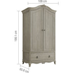 Camille Double Wardrobe