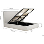 Lanis Ottoman Bed King