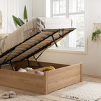 Croxley Ottoman Double Rattan Bed