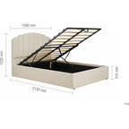 Monaco King Ottoman Bed