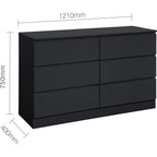 Oslo 6 Drawer Chest