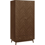 Herringford 2 Door 1 Drawer Wardrobe