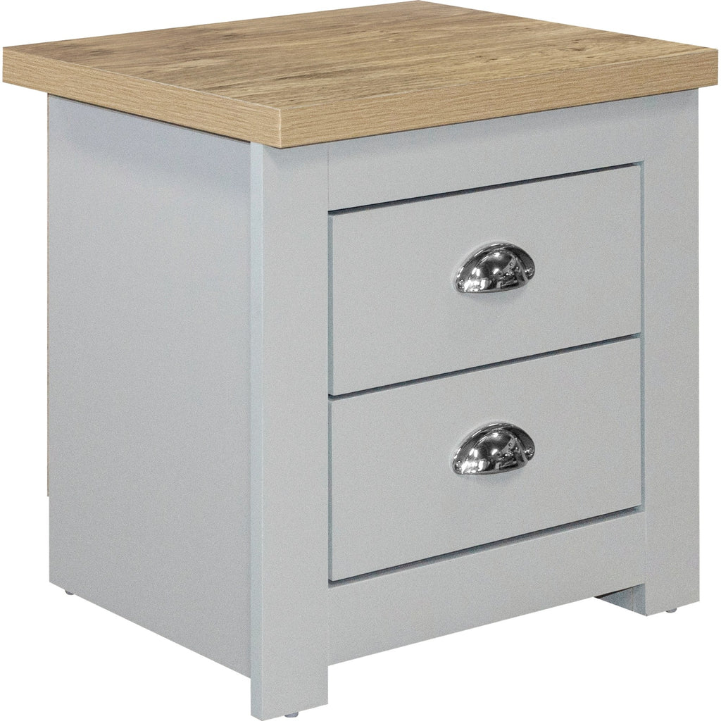 Highgate 2 Drawer Bedside
