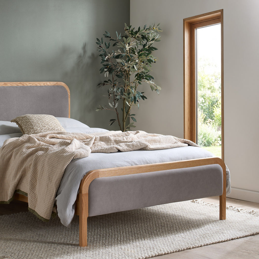 Amaya Double Bed Oak
