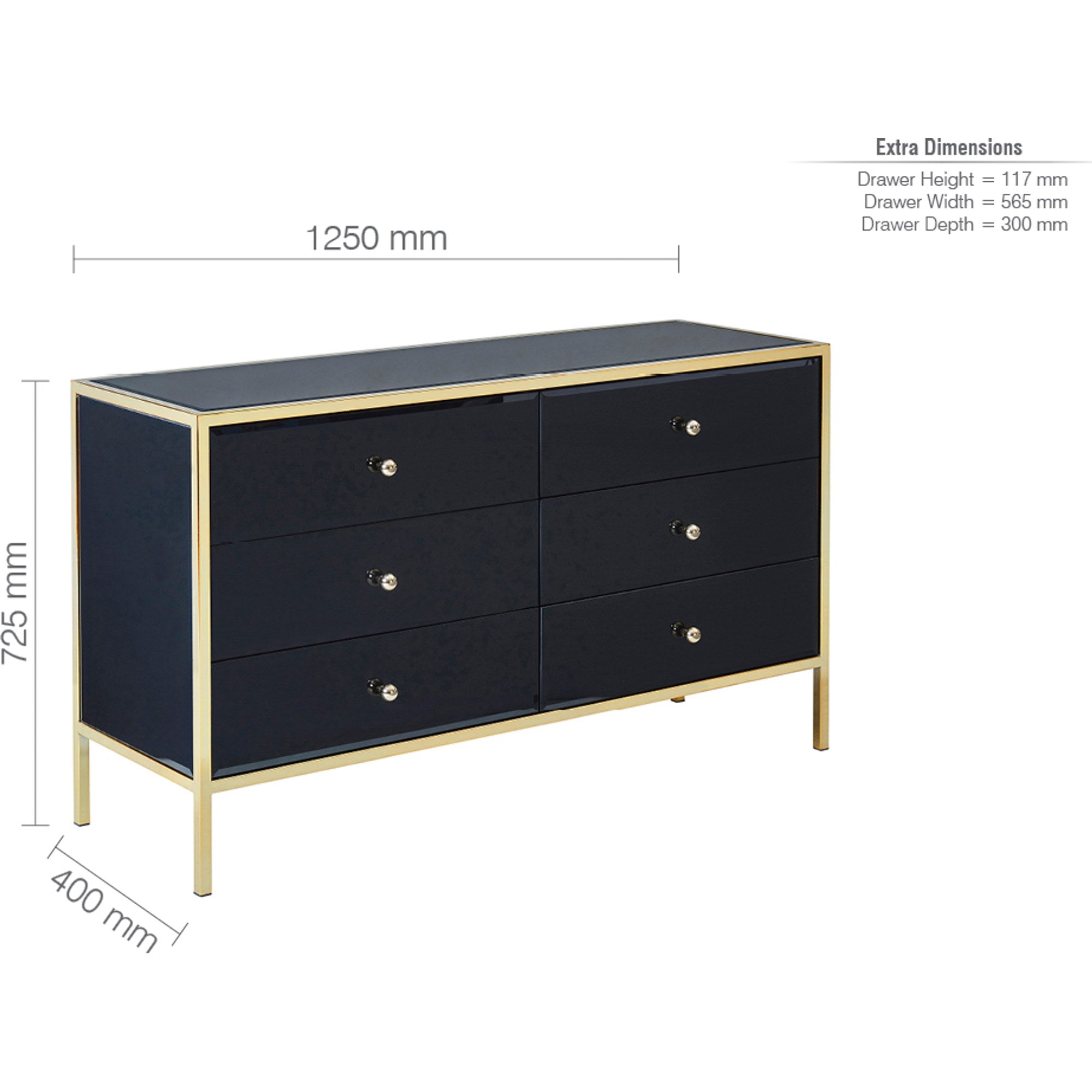 Fenwick 6 Drawer Chest