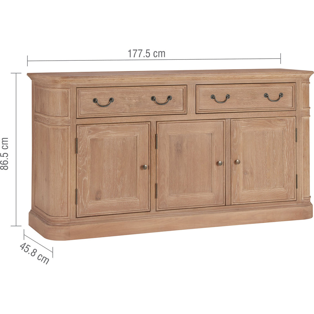 Cannes 3 Door 2 Drawer Sideboard