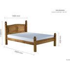 Corona Low End Double Bed
