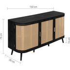 Noah 3 Door Sideboard