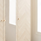 Herringford 3 Door Wardrobe With Mirror