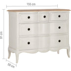 Amelie 5 Drawer Small Chest