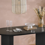 Axel Oval Fluted Dining Table
