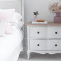 Amelie 2 Drawer Wide Bedside